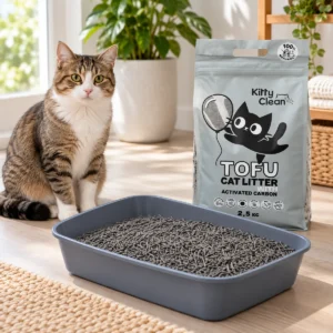 KittyClean Tofu Cat Litter with Activated Carbon