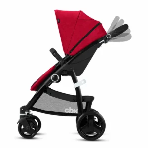 CBX Leotie Pure Crunchy Red stroller adjustable handle positions