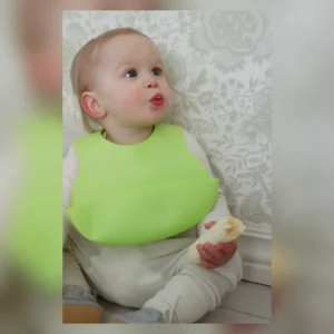 Britton Easy-Roll Bib, GREEN