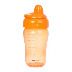 Britton Non-spill Soft Spout Cup 270mls / Orange