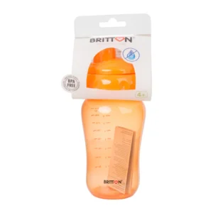 Britton Non-spill Soft Spout Cup 270mls / Orange
