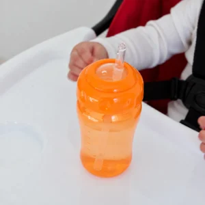 Britton Non-spill Straw Cup 270mls / Orange