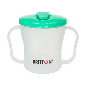 Britton First Cup 200 ml green with closed drinking spout