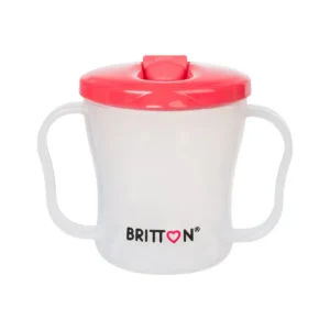 Britton First Cup 200 ml red with closed drinking spout