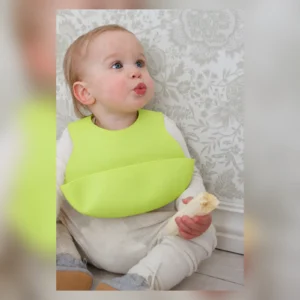 Britton Easy-Roll Bib, LIME