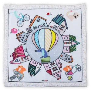 Close-up detail of the Britton Dery play mat