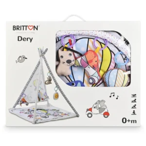 Britton Dery play mat and teepee retail package front