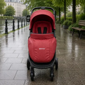 Stroller Britton Helix DARK-RED/Black