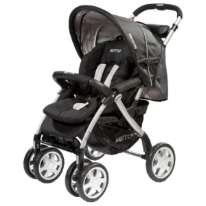 Britton Allroad black and grey pushchair main view
