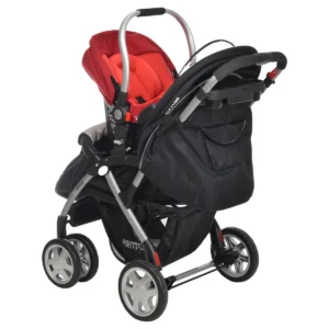 Britton Babyway car seat on Allroad pushchair back view