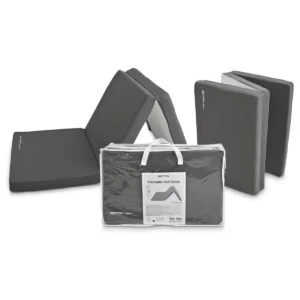 Britton Lagom foldable travel mattress in three configurations