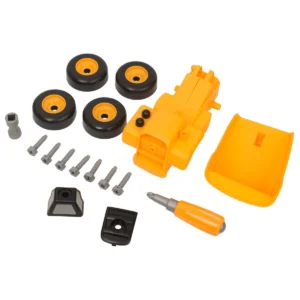 BIG Buddies DIY Dump Truck unassembled parts and tools