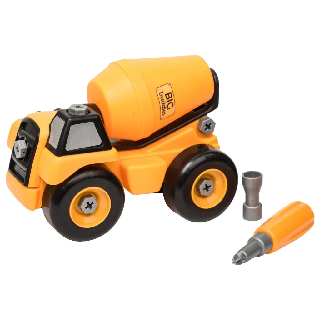 BIG Buddies DIY Cement Mixer with tools