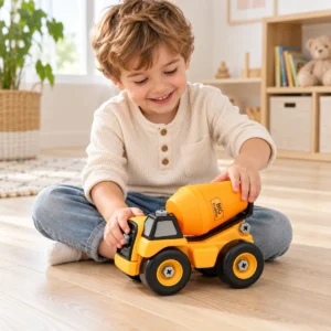 Child playing with BIG Buddies DIY Cement Mixer