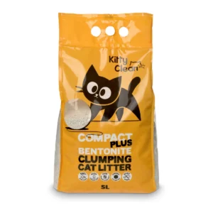 Kitty Clean Compact Plus Bentonite Clumping Cat Litter 5L