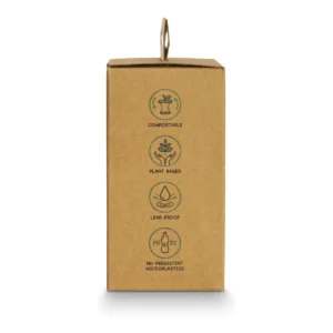 PuppyClean compostable dog poop bags, 120 bags – side of box