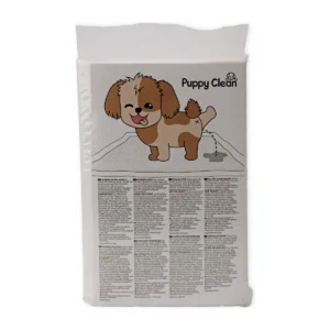 PuppyClean pet training pads 60 × 60 cm, 10 pcs – back pack view