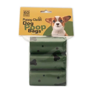 PuppyClean Dog Poop Bags 3 rolls (60 pcs)