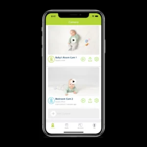 Bebcare iQ mobile app camera list