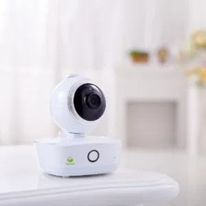 Bebcare iQ baby monitor camera in a nursery