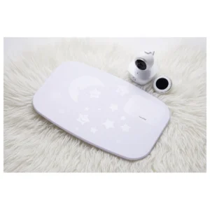 Bebcare iQ camera, parent unit and optional breathing sensor mat