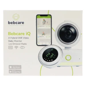 Bebcare iQ baby monitor retail box – front view