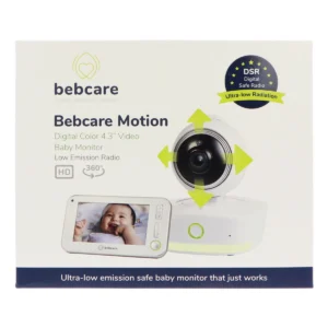 Bebcare Motion baby monitor retail box – front view